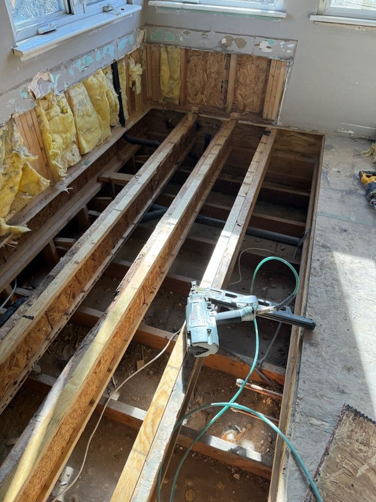 Bathroom Makeover Underway in Denver