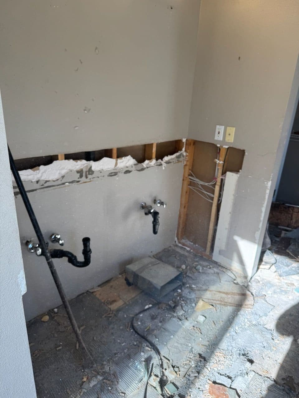 Bathroom Makeover Underway in Denver