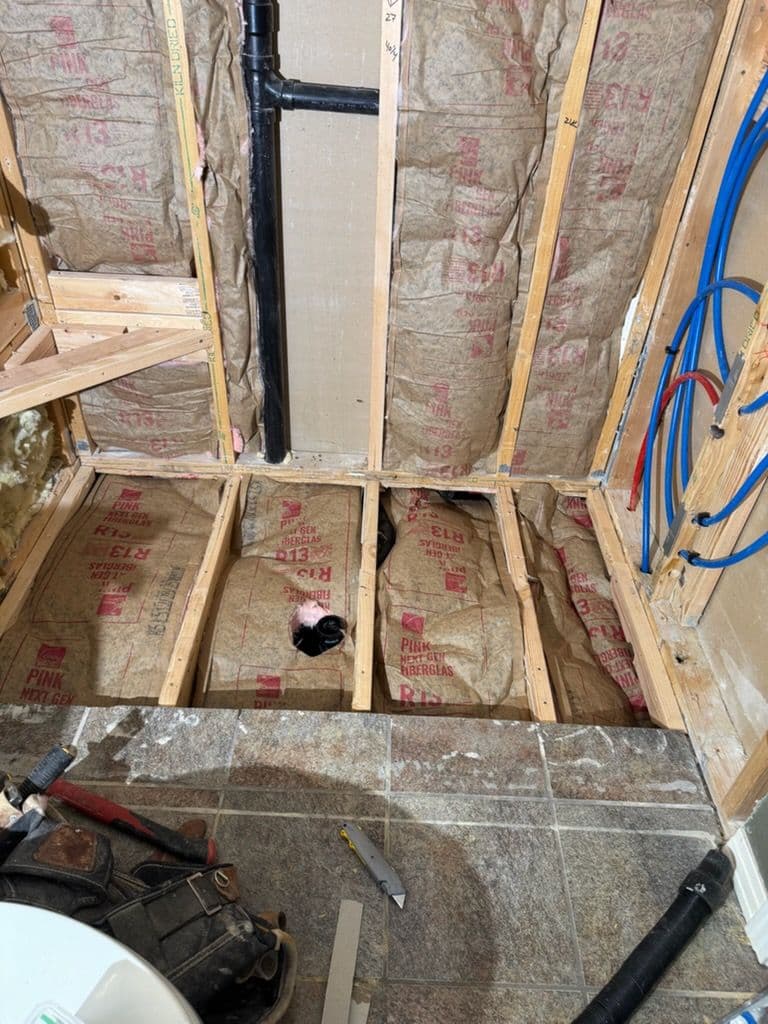 Gallery photos for Bathroom Remodel in Progress in Littleton CO: Image #2